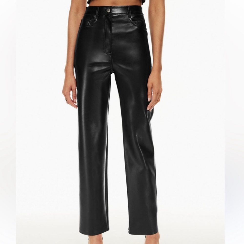Aritzia Melina Pant faux leather